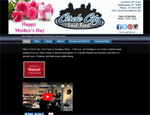 Tablet Screenshot of circlecitysoulfood.com